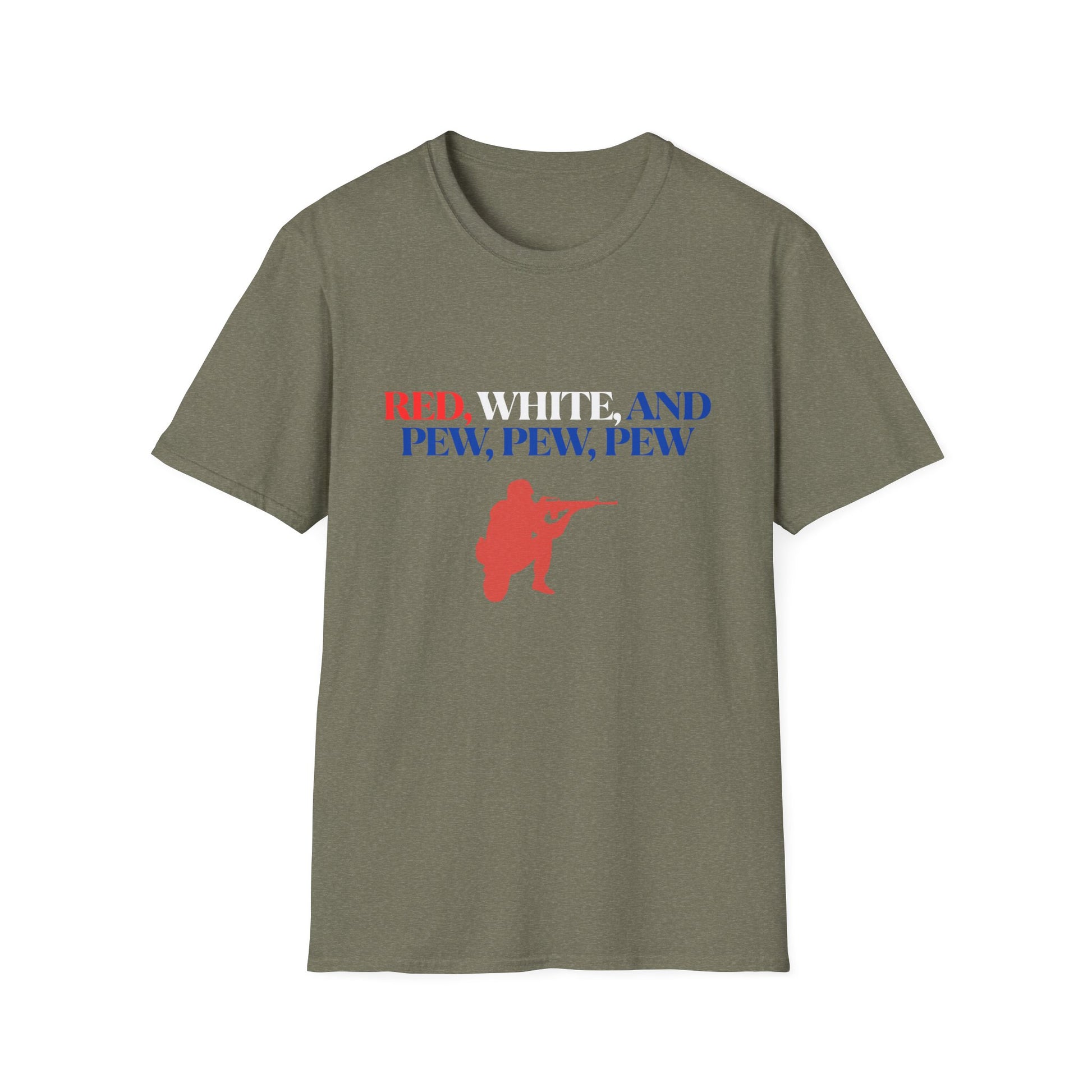 "Red, White, And Pew, Pew, Pew" T-Shirt