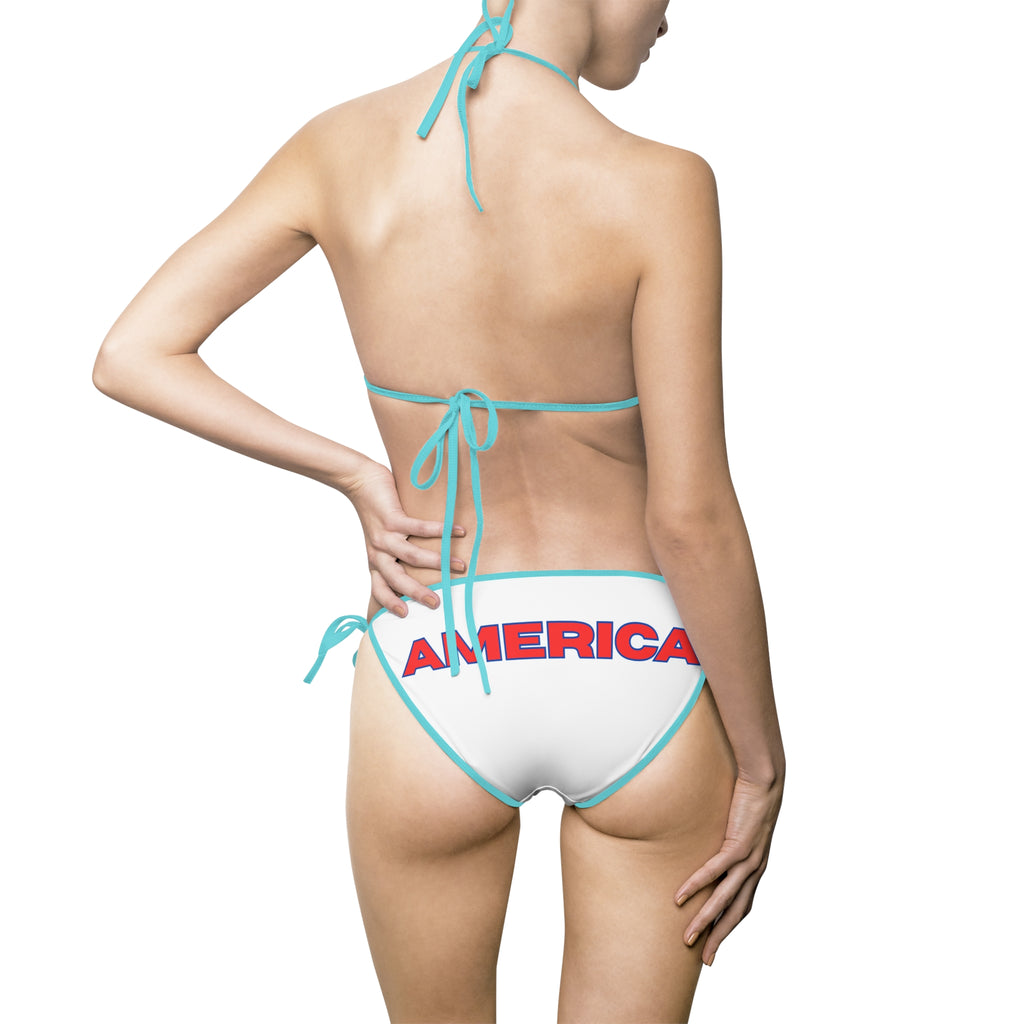 "God Bless America" Woman's Bikini Swimsuit