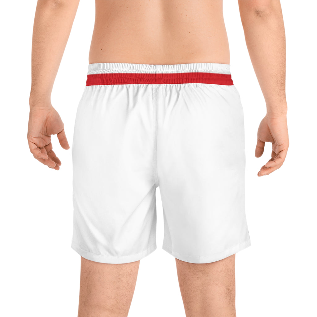 "Big America" Eggplant Swimming Trunks