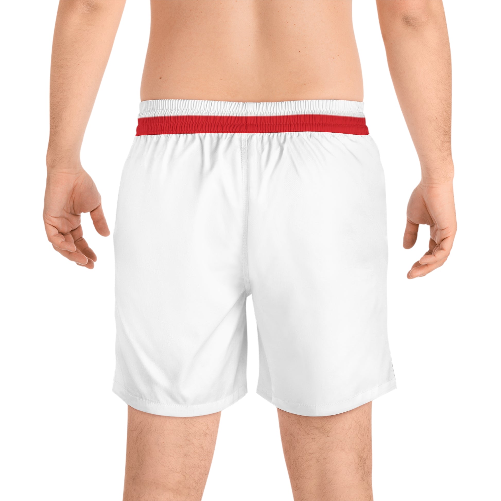 "Big America" Eggplant Swimming Trunks